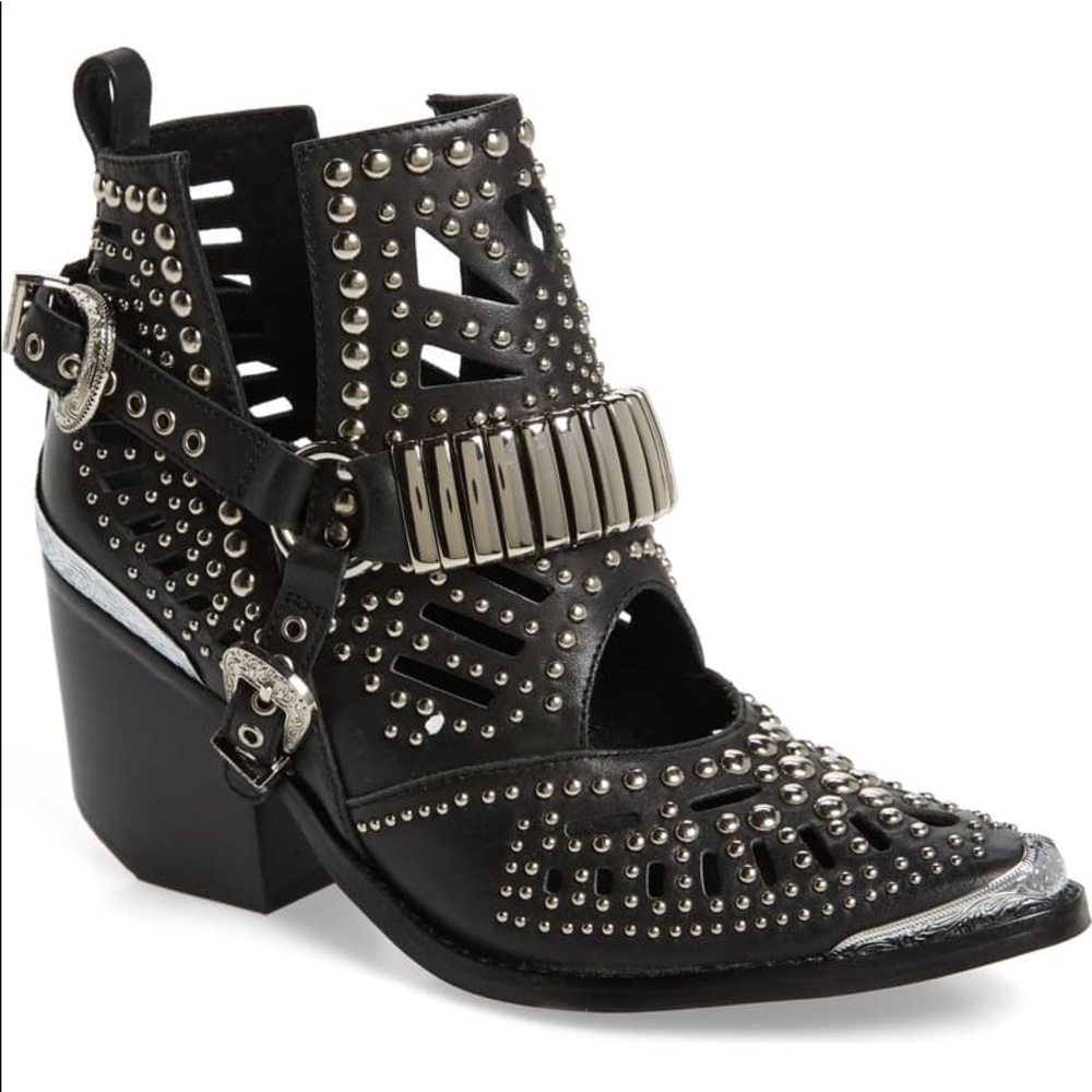 Jeffrey Campbell studded booties